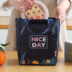 Insulated Lunch Bag Corgi Elephant Bear Printed Reusable Aluminum Foil Lunch Box
