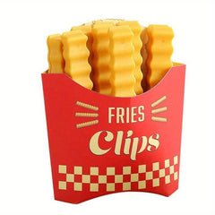 12pcs French Fries Sealing Clip Moisture-proof Household Snack Bag Supplies