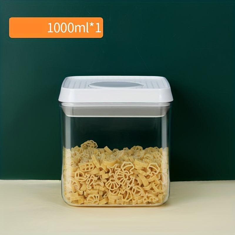 Snap Sealed Jar With Lid Food Plastic Material Fresh-keeping Box