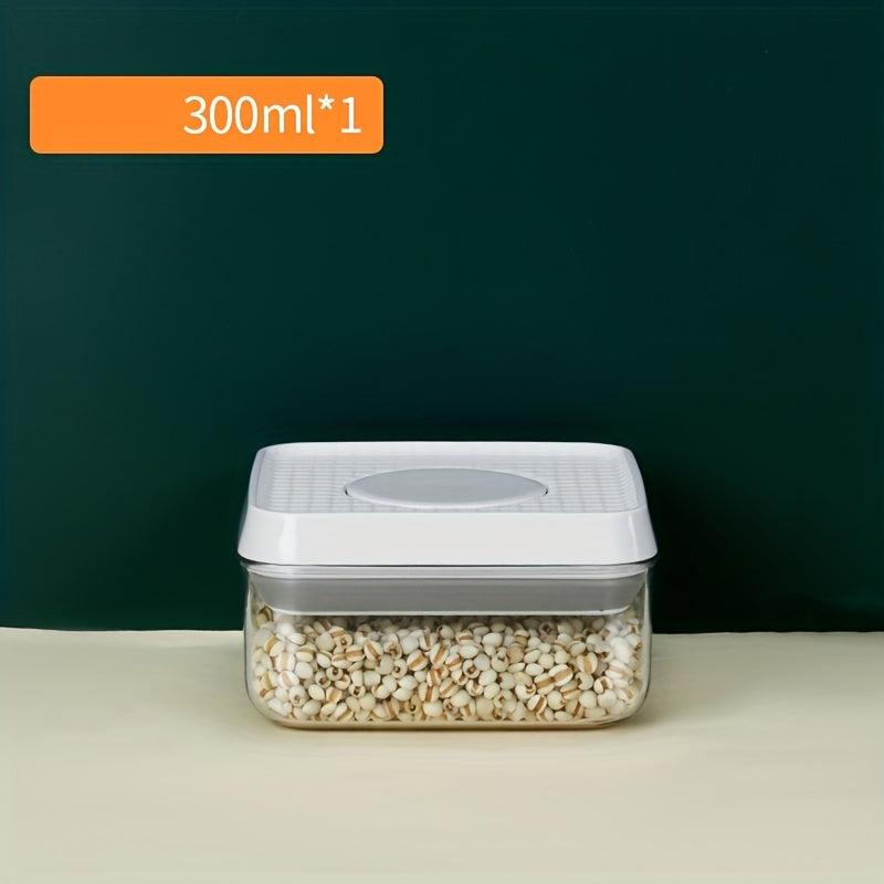 Snap Sealed Jar With Lid Food Plastic Material Fresh-keeping Box