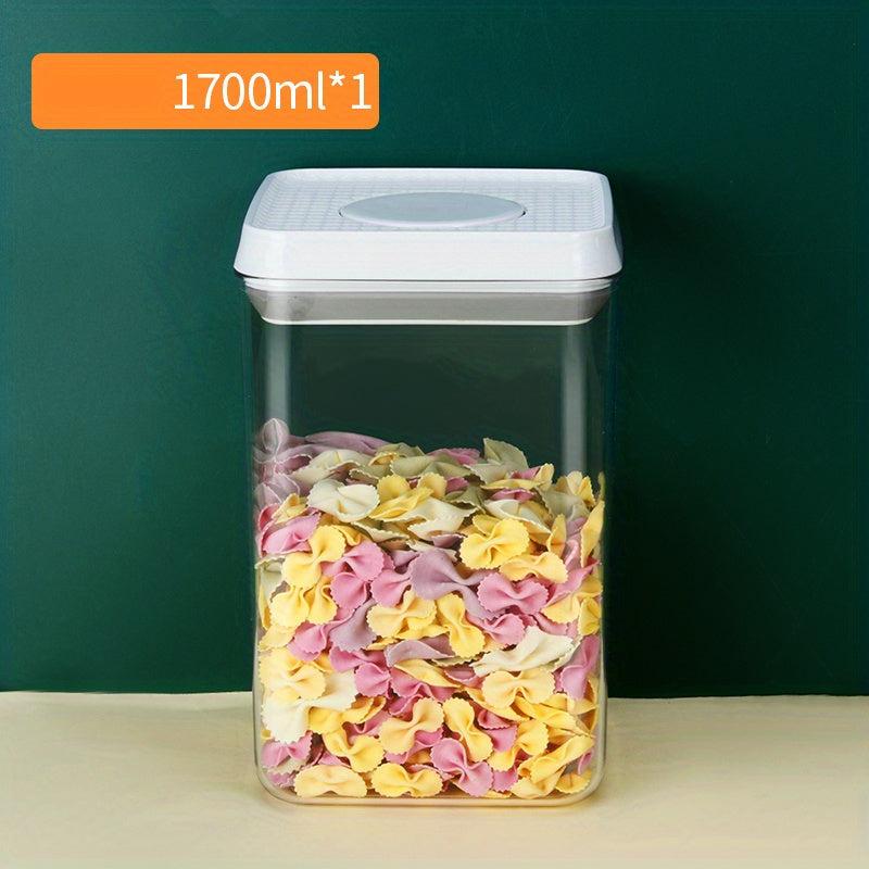 Snap Sealed Jar With Lid Food Plastic Material Fresh-keeping Box