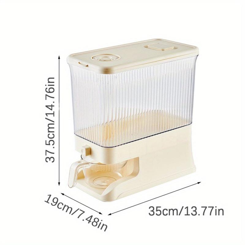 Press Type Automatic Rice Bucket Large Capacity Container