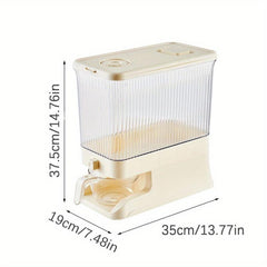 Press Type Automatic Rice Bucket Large Capacity Container