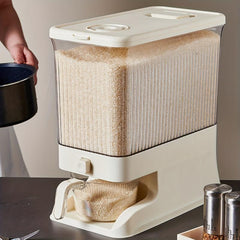 Press Type Automatic Rice Bucket Large Capacity Container