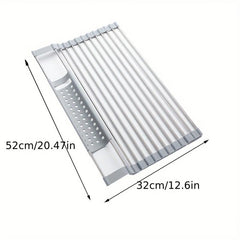 304 Stainless Steel Kitchen Sink Drain Basket Sink Drain Rack