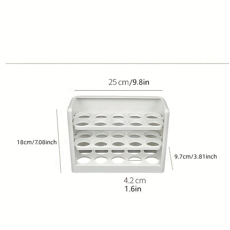 3-Layer Egg Storage Box for Refrigerator with Lid, Anti-fall Egg Tray