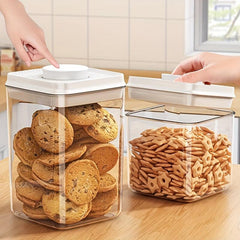 1pc 35oz Sealed Food Storage Container Transparent Fresh-keeping Box