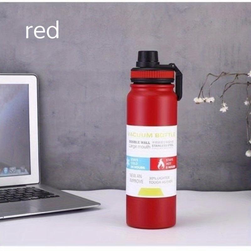 800ml Stainless Steel Thermal Water Bottle Insulated for Camping Hiking