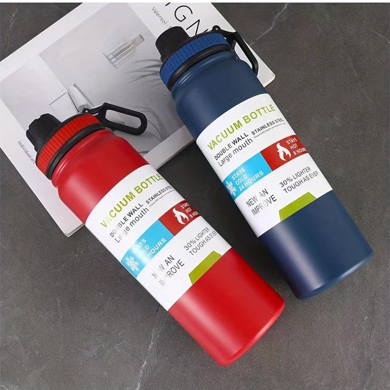800ml Stainless Steel Thermal Water Bottle Insulated for Camping Hiking