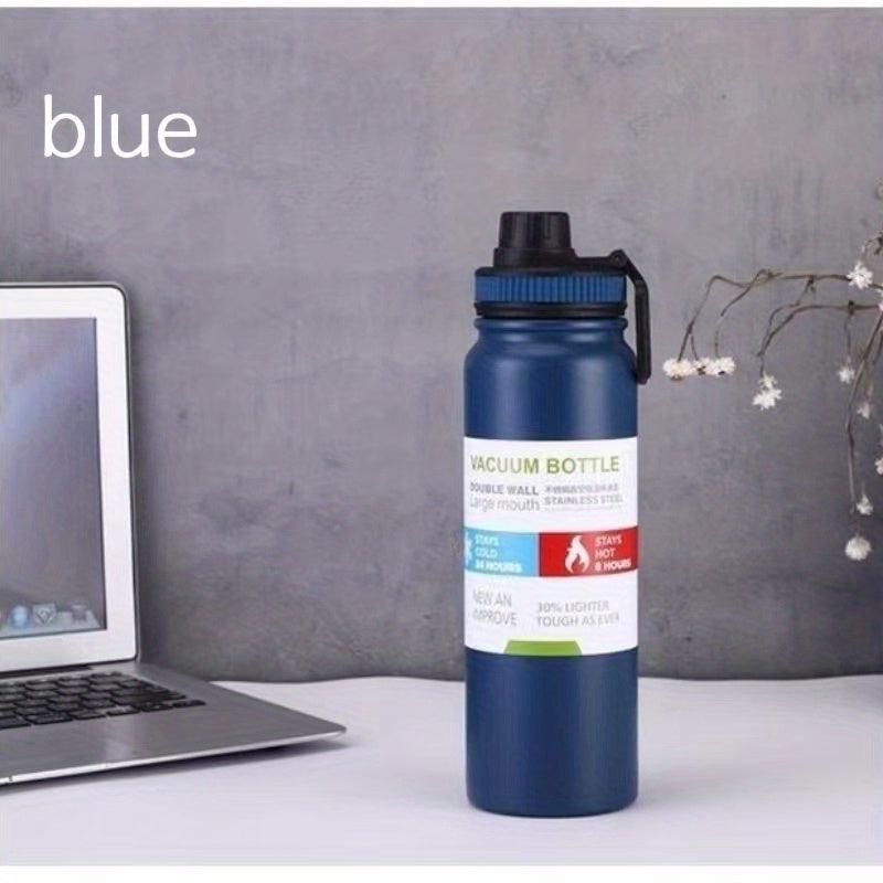 800ml Stainless Steel Thermal Water Bottle Insulated for Camping Hiking