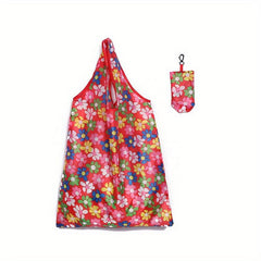 Printed Reusable Grocery Bags Portable Supermarket Shopping Bag Waterproof