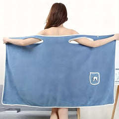 Soft Coral Velvet Bath Skirt for Adults - Water Absorption & Quick Drying