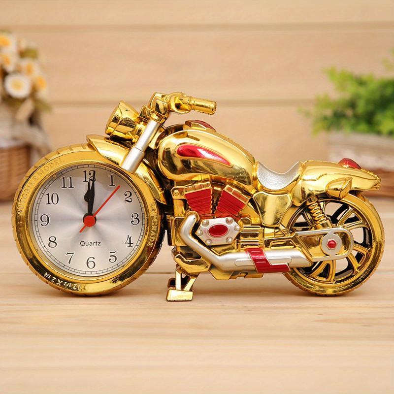 Vintage Motorcycle Alarm Clock Retro Style Sporting Personality