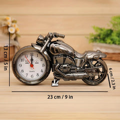 Vintage Motorcycle Alarm Clock Retro Style Sporting Personality