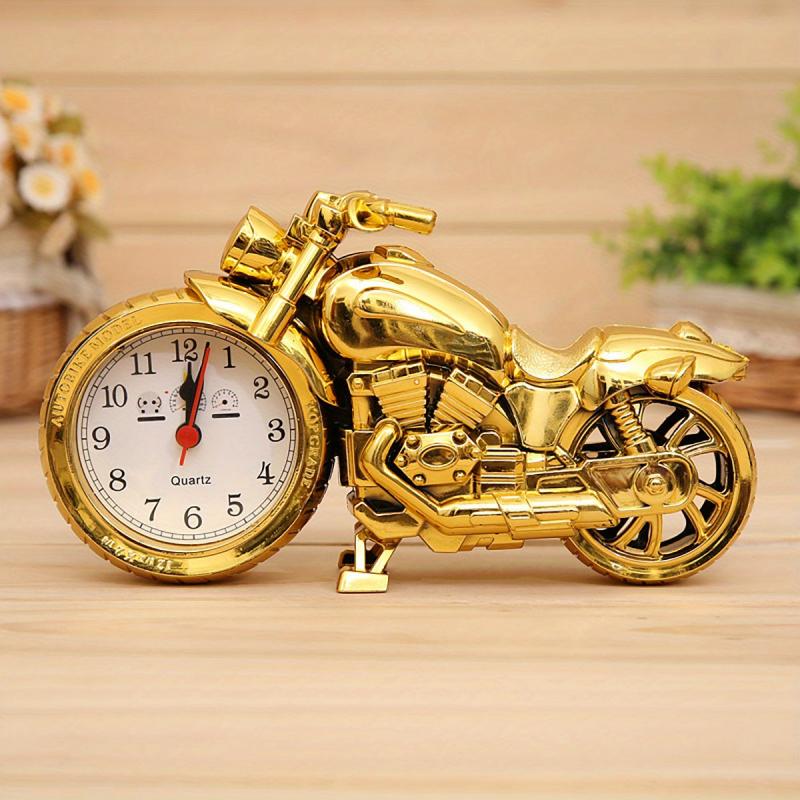 Vintage Motorcycle Alarm Clock Retro Style Sporting Personality