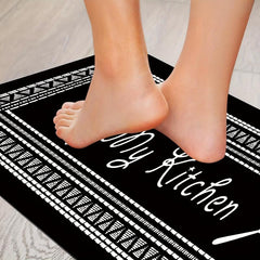 1pc Non Slip My Kitchen Printing Floor Mat Proof Indoor Doormat