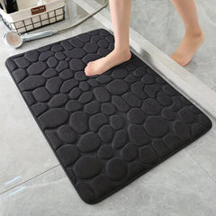 Memory Foam Bath Rug: Soft, Comfortable, Water Absorbent, Non Slip, Washable