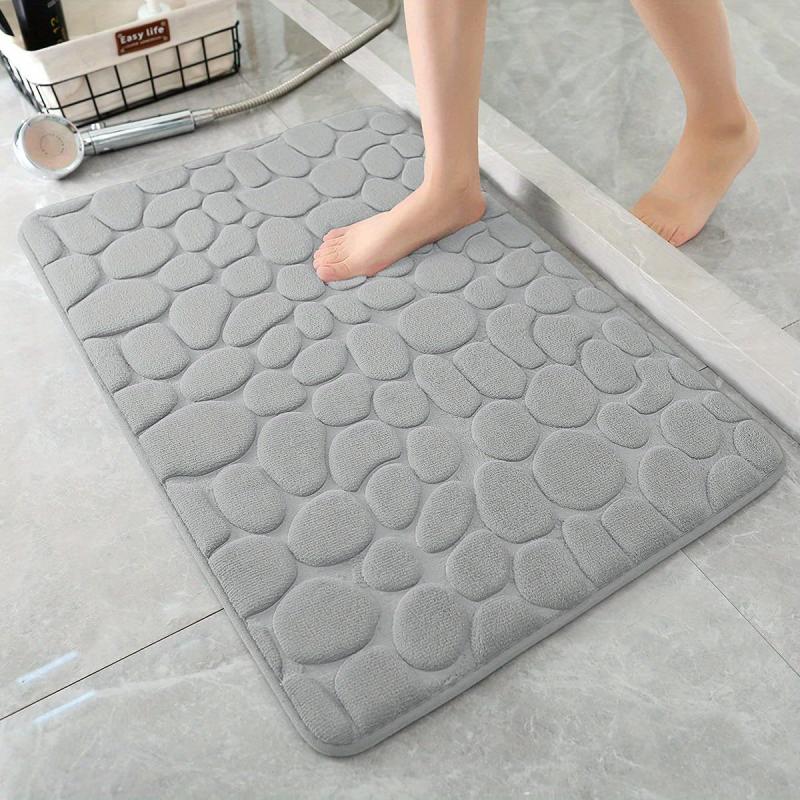Memory Foam Bath Rug: Soft, Comfortable, Water Absorbent, Non Slip, Washable