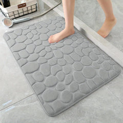 Memory Foam Bath Rug: Soft, Comfortable, Water Absorbent, Non Slip, Washable