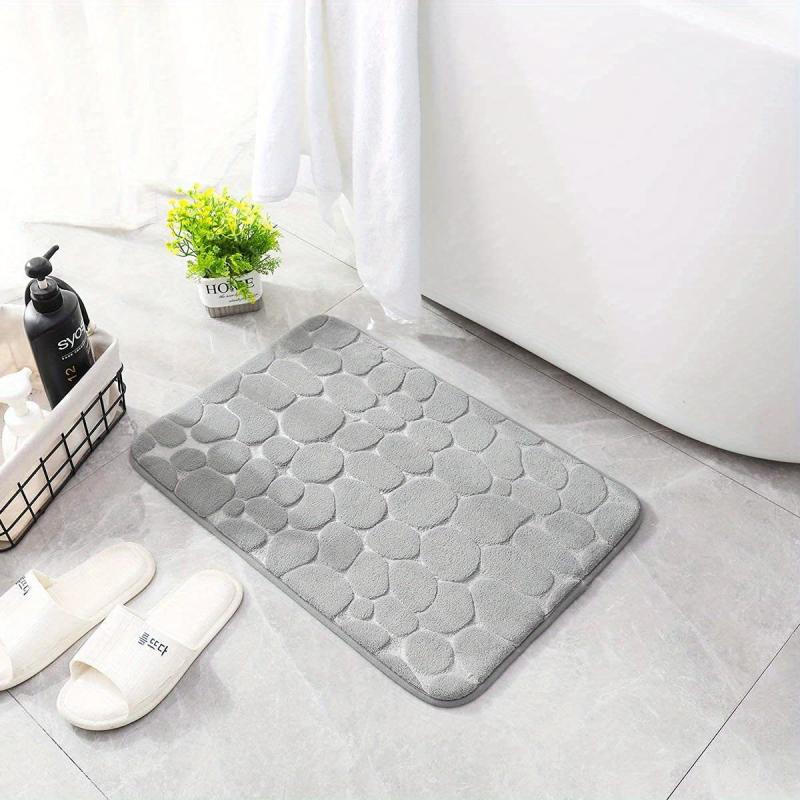 Memory Foam Bath Rug: Soft, Comfortable, Water Absorbent, Non Slip, Washable