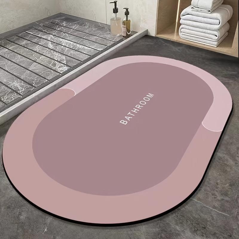 Quick Dry Bath Mat with Tiny Pores Bathroom Floor Mat