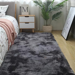 Plush Tie Dye Floor Mat Soft and Stylish Living Room and Bedroom Carpet