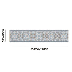 Vintage Moroccan Hallway Rug Soft Non Slip Kitchen Mat