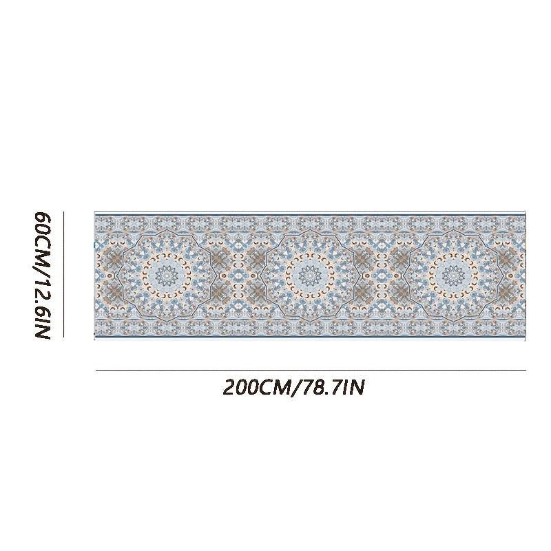 Vintage Moroccan Hallway Rug Soft Non Slip Kitchen Mat