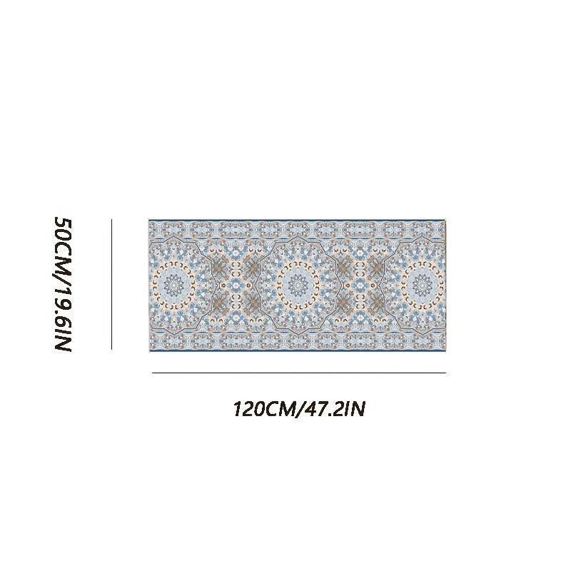 Vintage Moroccan Hallway Rug Soft Non Slip Kitchen Mat