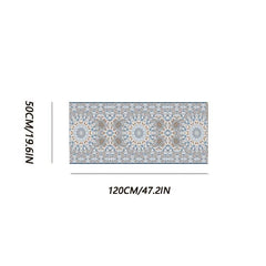 Vintage Moroccan Hallway Rug Soft Non Slip Kitchen Mat
