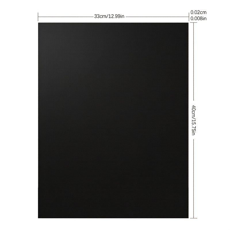 2pcs Non Stick High Temp Resistant BBQ Mat Easy To Clean Grill Pads
