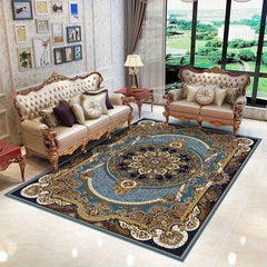 Vintage Boho Polyester Rug for Living Room Bedroom Area