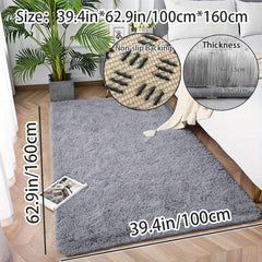Soft Shaggy Rugs Fluffy Carpets Non slip Thickened Indoor Modern Plush Area Rugs