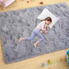 Soft Shaggy Rugs Fluffy Carpets Non slip Thickened Indoor Modern Plush Area Rugs