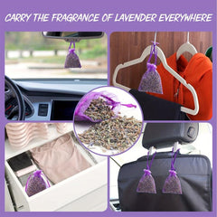 20 Lavender Sachets - Dried Lavender Flowers - Bridal Shower Favors