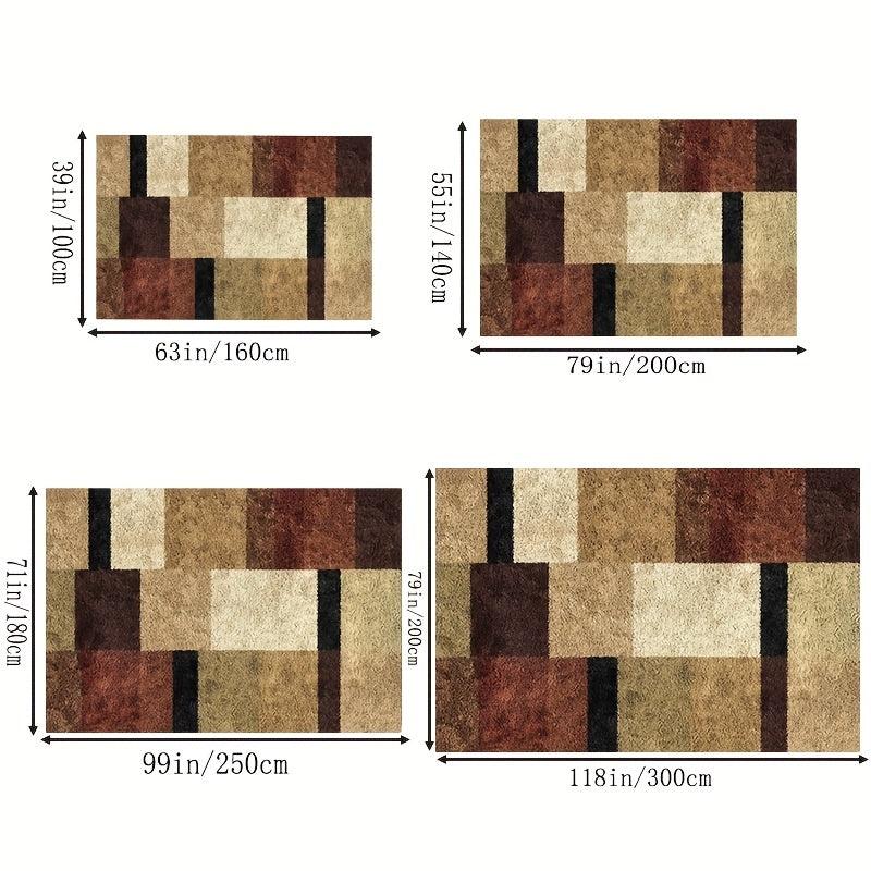 Geometric Living Room Area Carpet for Home & Office