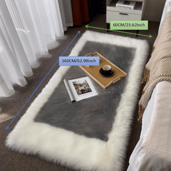 Ultra Soft Plush Area Rug Non-slip Fluffy Faux Fur Sheepskin Rugs