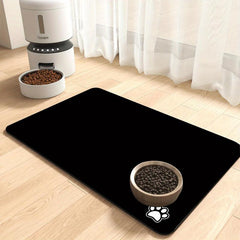 Water Absorbent Pet Feeding Mat Dog Cat Food Mats Spill Protection Placemats