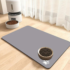 Water Absorbent Pet Feeding Mat Dog Cat Food Mats Spill Protection Placemats