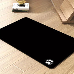 Water Absorbent Pet Feeding Mat Dog Cat Food Mats Spill Protection Placemats