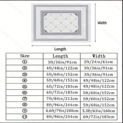 Soft Area Rug Modern Anti-Fatigue Shaggy Floor Carpet