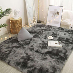 Soft Grey Plush Rug for Bedroom/Living Room 62.99x90.55 Inches