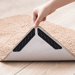 8pcs Rug Gripper Anti Slip Carpet Pads Washable & Durable