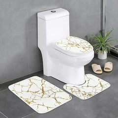 3pc Memory Foam Bathroom Floor Mat Set