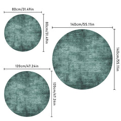 Modern Contemporary Round Area Rug Living Room Decoration Large Plush Carpet
