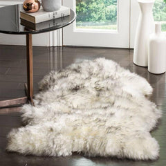 Soft Plush and Sheepskin Rug for Bedroom and Living Room