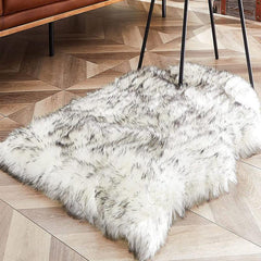 Soft Plush and Sheepskin Rug for Bedroom and Living Room