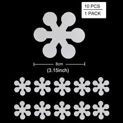 10pcs Flower Non Slip Bathtub Stickers Anti Slip for Bathroom Shower Floor