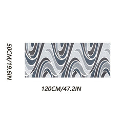 Nordic Modern Runner Rug Non-slip Kitchen Bedroom Carpet Easy-care Balcony Mat