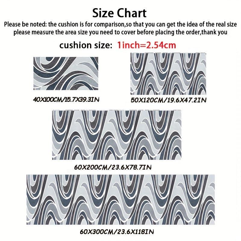 Nordic Modern Runner Rug Non-slip Kitchen Bedroom Carpet Easy-care Balcony Mat
